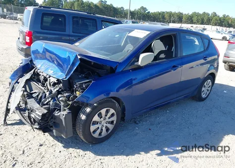 2016 Hyundai Accent Se из США, поврежденный, VIN KMHCT5AE7GU237336